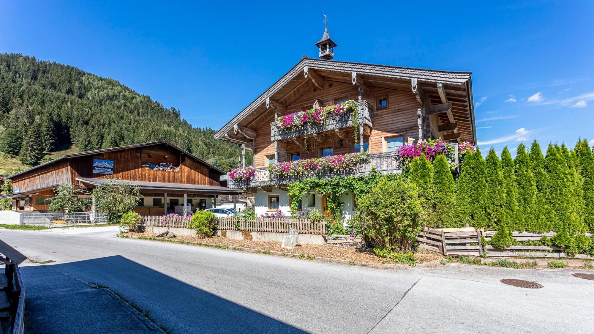 Ferienwohnungen Am Biobauernhof Lahner Bramberg am Wildkogel Dış mekan fotoğraf